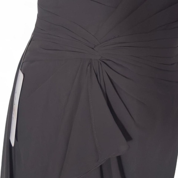 Azazie Black Emerald Gown NWT A4 Bridesmaid Prom Wedding Guest Evening Dress - Picture 3 of 10